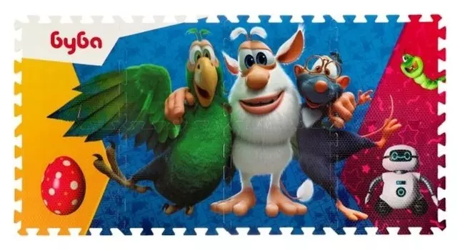 Коврик-пазл «Буба», 8 сегментов, каждый 31,5х31,5 см