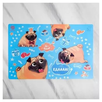 Коврик под миску «Еда», 43х28см