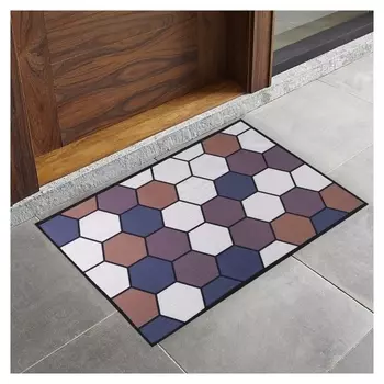 Коврик придверный "Соты", 40 х 60 см