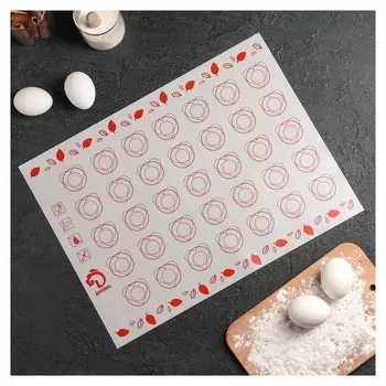 Коврик силиконовый армированный для макаронс