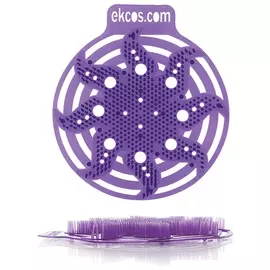 Коврики-вставки для писсуара, экос (Power-screen), на 30 дней каждый, комплект 2 шт., аромат "Ягода", цвет пурпурный, Pwr-1p