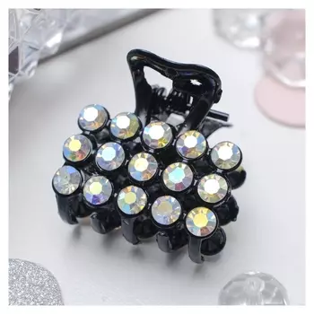 Краб для волос "Классик" 2,5 см чёрный