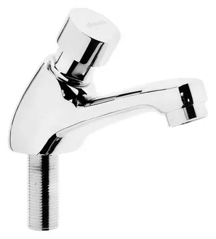Кран на одну воду Accoona A90400, нажимной, хром