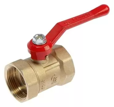 Кран шаровой "Галлоп" практик Dn-32 120, внутренняя/внутренняя резьба 1 1/4", ручка