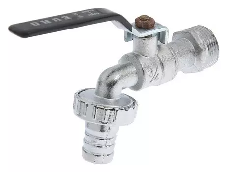 Кран водоразборный со штуцером Zein Engr, 3/4"