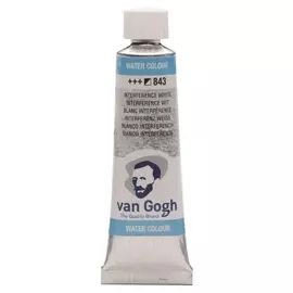 Краска акварельная Van Gogh туба 10мл №843 белый интерферентный, 20018431