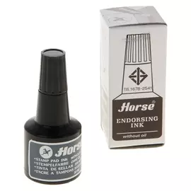 Краска штемпельная 30 мл, черная