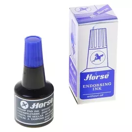 Краска штемпельная, 30 мл, синяя