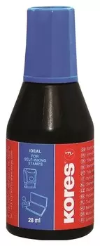 Краска штемпельная Kores синяя 71304