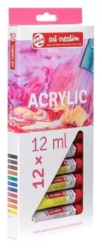 Краски акриловые Art Creation 12цвx12мл, 9021712m
