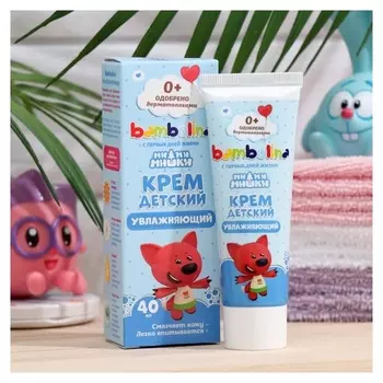 Крем детский Bambolina "Мимимишки" увлажняющий, 40 мл