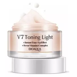 Крем для лица с комплексом витаминов v7 выравнивающий текстуру кожи телесный