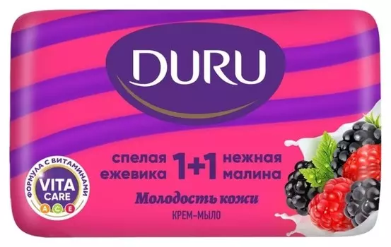 Крем-мыло туалетное Малина-Ежевика