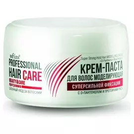 Крем-паста для волос моделирующая суперсильной фиксации Super Strong Hold Hair Modelling Cream