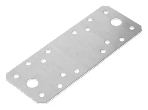Крепежная пластина кр-140х55 цинк, 1 шт.