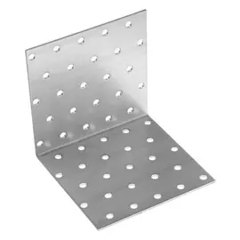 Крепежный уголок равносторонний KUR 100х100х100 цинк, 1 шт.