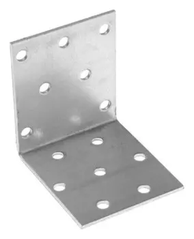 Крепежный уголок равносторонний KUR 60х60х50 цинк, 1 шт.