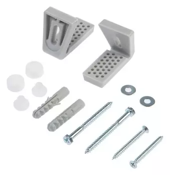 Крепление TIM Bf05-0670, к полу для напольного унитаза и биде, 6 х 70 мм, скрытый