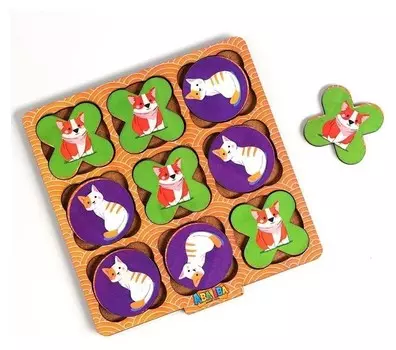 Крестики-нолики «Кот и пёс»