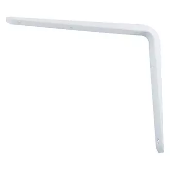 Кронштейн стальной, 250 х 300 мм, белый