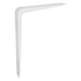 Кронштейн тундра прямоугольный 120х170 мм, полимер белый, 1 шт.