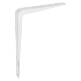 Кронштейн тундра прямоугольный 155х220 мм, полимер белый, 1 шт.