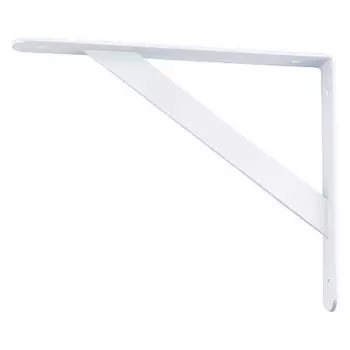 Кронштейн усиленный, 300 х 200 х 30 х 4 мм, белый