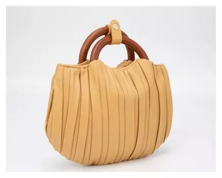 Кросс-боди, отдел на магните, длинный ремень, цвет жёлтый