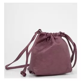 Кросс-боди, отдел на шнурке, цвет бордовый