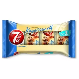 Круасcаны 7 Days ваниль, 4шт х 65г
