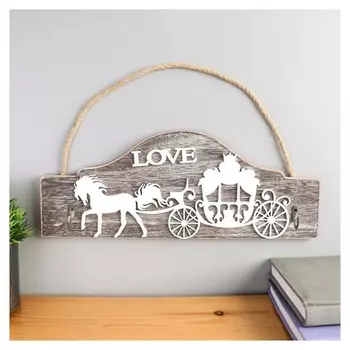 Крючки декоративные Карета с лошадью