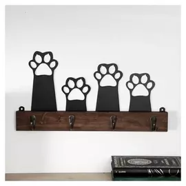 Крючки декоративные металл "Лапки" 20х40х5 см
