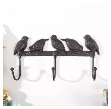 Крючки декоративные металл "Птички" 26х5х13 см