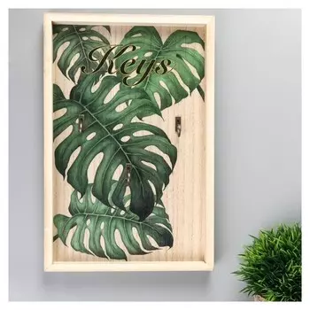 Крючки декоративные "Пальмовые листья" 29,5х19,8х2,7 см