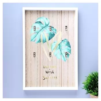 Крючки декоративные "Пальмовые листья и сердце" 30х20,2х3 см