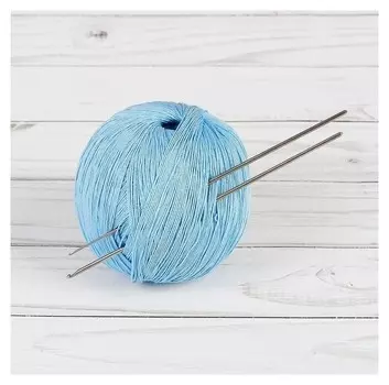 Крючки для вязания металлические, D = 1-2 мм, 13,5 см, 2 шт