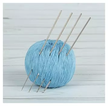 Крючки для вязания металлические «Рукодельница», D = 1-2 мм, 13,5 см, 4 шт