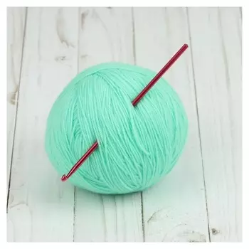 Крючок для вязания, D = 4 мм, 15 см