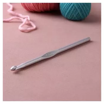 Крючок для вязания, с тефлоновым покрытием, D = 6 мм, 15 см