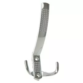 Крючок мебельный Km302cp, трёхрожковый, цвет хром