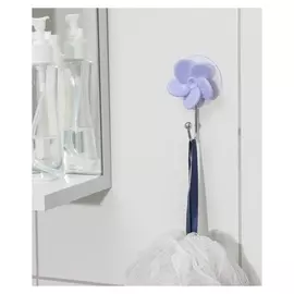 Крючок на вакуумной присоске «Цветок»