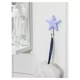 Крючок на вакуумной присоске «Морская звезда», цвет микc