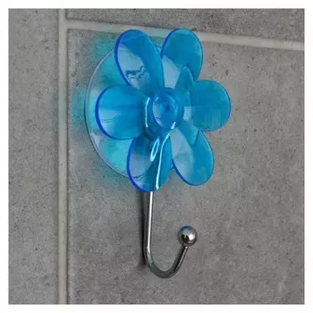 Крючок на вакуумной присоске «Ромашка»