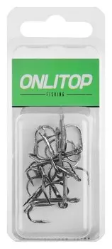 Крючок тройной Treble размер 4, набор 10 шт.