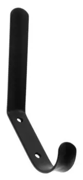 Крючок - вешалка 2 - х рожковый, черный