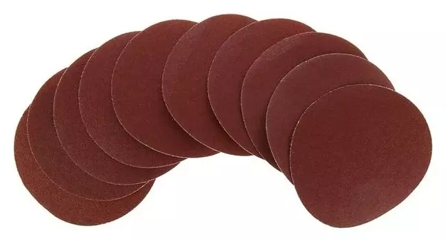 Круг абразивный шлифовальный под "Липучку" Tundra, 125 мм, р80, 10 шт.