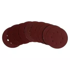 Круг абразивный шлифовальный под "Липучку" Tundra, перфорированный, 125 мм, р280, 10 шт.