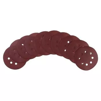 Круг абразивный шлифовальный под "Липучку" Tundra, перфорированный, 125 мм, р320, 10 шт.