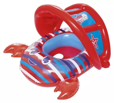 Круг для плавания с сиденьем «Крабик», 86 х 66 см, от 6-18 мес, 34109 Bestway