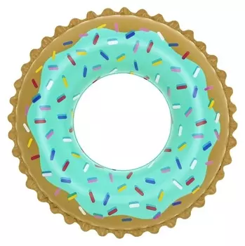 Круг для плавания "Сладкий пончик" 91 см 36300